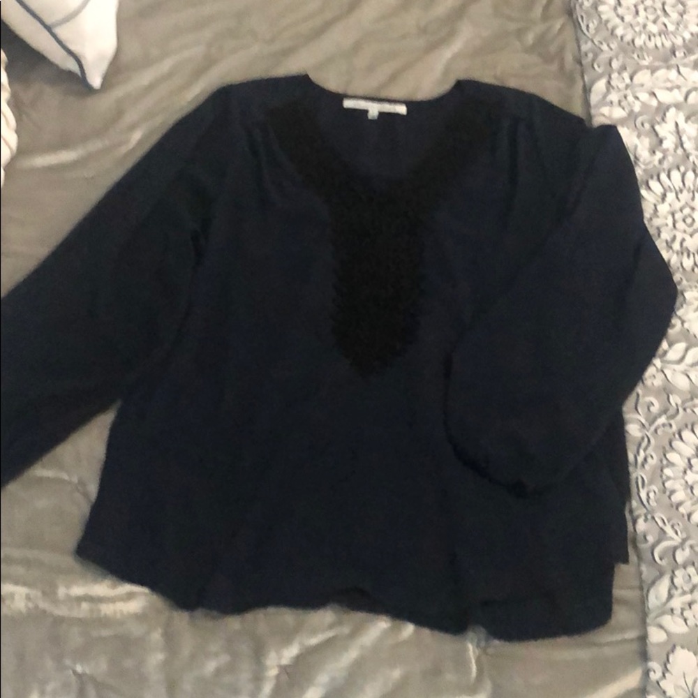 Flowy navy shirt